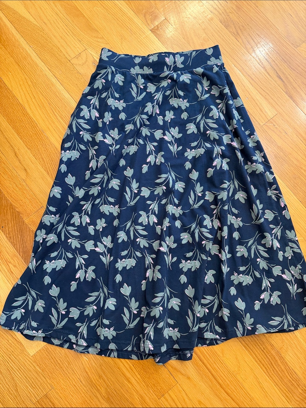 Pact organic cotton floral skirt